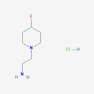 2-(4-Fluoropiperidin-1-yl)ethanaminehydrochloride