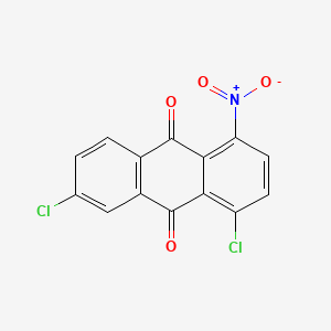 molecular formula C14H5Cl2NO4 B13135128 4,6-Dichloro-1-nitroanthraquinone CAS No. 60506-83-4