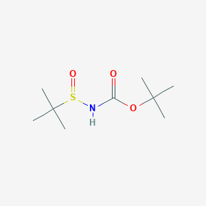 molecular formula C9H19NO3S B13135164 tert-Butyl(tert-butylsulfinyl)carbamate 