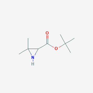 tert-Butyl 3,3-dimethylaziridine-2-carboxylate