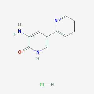 5'-Amino-[2,3'-bipyridin]-6'(1'H)-one hydrochloride