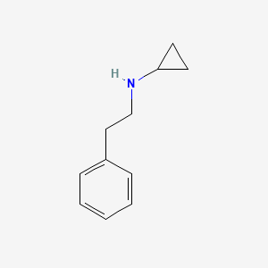 molecular formula C11H15N B1313520 N-(2-苯乙基)环丙胺 CAS No. 6254-90-6