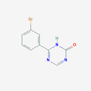 6-(3-Bromophenyl)-1,3,5-triazin-2(1H)-one