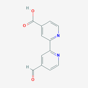 2-(4-Formylpyridin-2-yl)pyridine-4-carboxylic acid