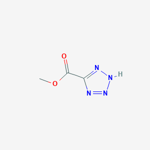 molecular formula C3H4N4O2 B13135209 methyl 1H-1,2,3,4-tetrazole-5-carboxylate CAS No. 97752-08-4