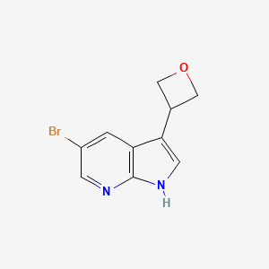 5-Bromo-3-(oxetan-3-yl)-1H-pyrrolo[2,3-b]pyridine