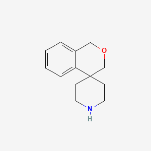 molecular formula C13H17NO B1313526 螺[异色满-4,4'-哌啶] CAS No. 909034-85-1