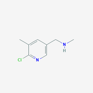 1-(6-Chloro-5-methylpyridin-3-yl)-N-methylmethanamine