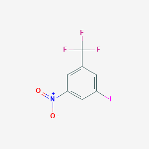 molecular formula C7H3F3INO2 B1313531 3-硝基-5-碘苯三氟化物 CAS No. 41253-01-4