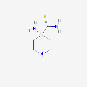 4-Amino-1-methylpiperidine-4-carbothioamide