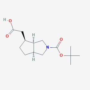 Racemiccis-dihydrogen-2-Boc-octahydro-cyclopenta[c]pyrrol-4-aceticacid