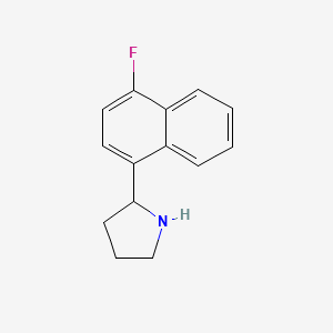 Pyrrolidine,2-(4-fluoro-1-naphthalenyl)-