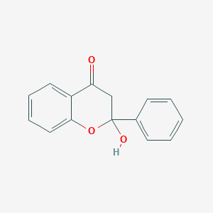 molecular formula C15H12O3 B13135356 2-Hydroxyflavanone 