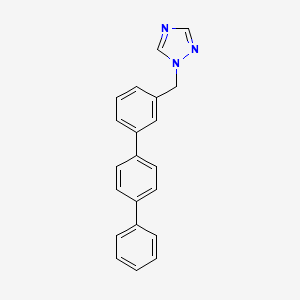 1-[[3-(4-phenylphenyl)phenyl]methyl]-1,2,4-triazole