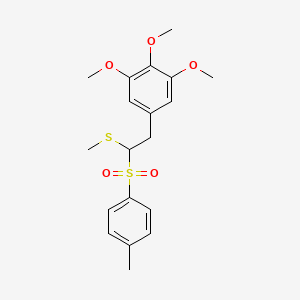 Methyl(1-tosyl-2-(3,4,5-trimethoxyphenyl)ethyl)sulfane