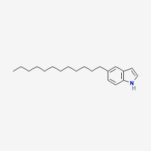 molecular formula C20H31N B13135441 5-Dodecyl-1H-indole 