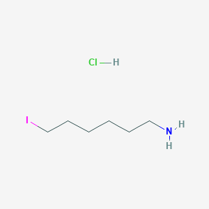 molecular formula C6H15ClIN B13135483 6-Iodohexan-1-amine hydrochloride CAS No. 98275-58-2