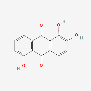 molecular formula C14H8O5 B13135488 1,2,5-Trihydroxyanthraquinone CAS No. 6486-93-7