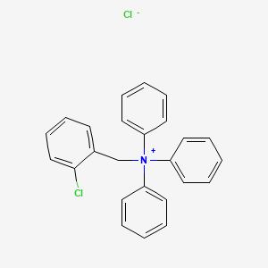 N-[(2-Chlorophenyl)methyl]-N,N-diphenylanilinium chloride