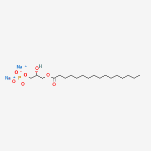 disodium;[(2R)-3-hexadecanoyloxy-2-hydroxypropyl] phosphate