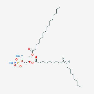 9-Octadecenoicacid(9Z)-,(1R)-1-[[(1-oxohexadecyl)oxy]methyl]-2-(phosphonooxy)ethylester,sodiumsalt