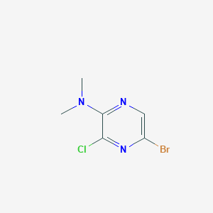 5-Bromo-3-chloro-N,N-dimethylpyrazin-2-amine