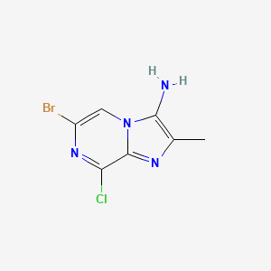 6-Bromo-8-chloro-2-methylimidazo[1,2-a]pyrazin-3-amine