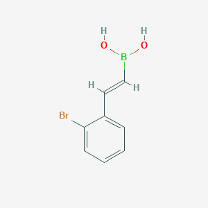 molecular formula C8H8BBrO2 B13135563 (E)-(2-Bromostyryl)boronicacid 