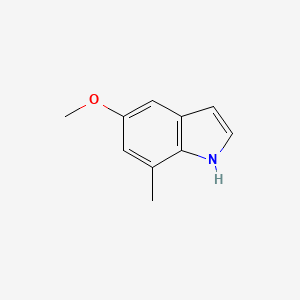 molecular formula C10H11NO B1313558 5-Methoxy-7-methyl-1H-indole CAS No. 61019-05-4