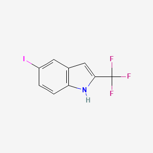 5-Iodo-2-(trifluoromethyl)-1H-indole