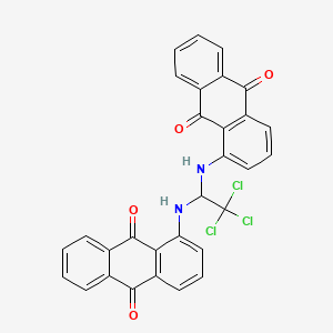 1,1'-((2,2,2-Trichloroethane-1,1-diyl)bis(azanediyl))bis(anthracene-9,10-dione)