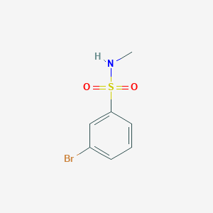 molecular formula C7H8BrNO2S B131356 3-溴-N-甲基苯磺酰胺 CAS No. 153435-79-1