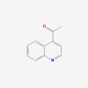 molecular formula C11H9NO B1313561 1-(Quinolin-4-yl)ethanone CAS No. 60814-30-4