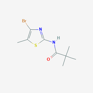 N-(4-Bromo-5-methylthiazol-2-yl)pivalamide