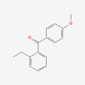 molecular formula C16H16O2 B1313565 2-乙基-4'-甲氧基苯甲酮 CAS No. 341022-06-8