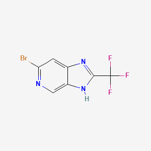 6-Bromo-2-(trifluoromethyl)-3H-imidazo[4,5-c]pyridine