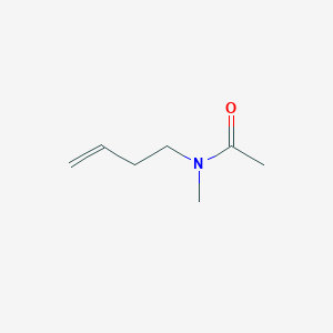 molecular formula C7H13NO B13135711 N-(But-3-en-1-yl)-N-methylacetamide 