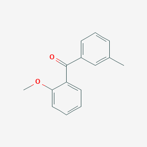 B1313572 2-Methoxy-3'-methylbenzophenone CAS No. 33785-70-5