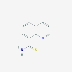 molecular formula C10H8N2S B1313575 喹啉-8-硫代氨基甲酰胺 CAS No. 62216-06-2