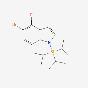 5-Bromo-4-fluoro-1-(triisopropylsilyl)-1H-indole