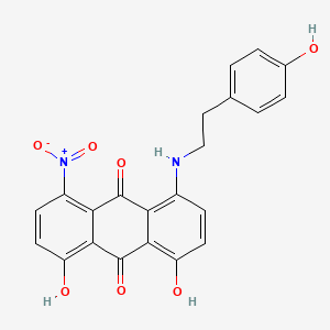 1,8-Dihydroxy-4-((4-hydroxyphenethyl)amino)-5-nitroanthracene-9,10-dione