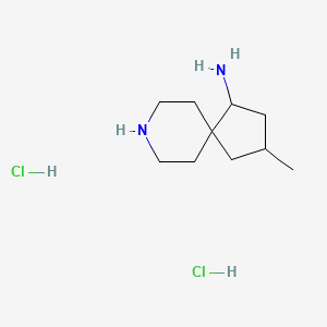 3-Methyl-8-azaspiro[4.5]decan-1-amine 2hcl