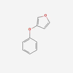 molecular formula C10H8O2 B1313582 3-Phenoxyfuran CAS No. 63285-86-9