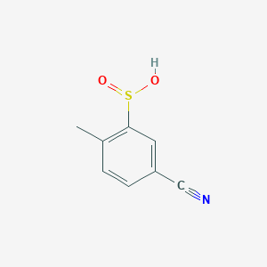 5-Cyano-2-methylbenzenesulfinicacid