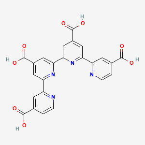 2-[4-Carboxy-6-(4-carboxypyridin-2-yl)pyridin-2-yl]-6-(4-carboxypyridin-2-yl)pyridine-4-carboxylic acid