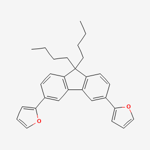 2,2'-(9,9-Dibutyl-9H-fluorene-3,6-diyl)difuran