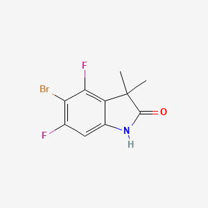 5-Bromo-4,6-difluoro-3,3-dimethylindolin-2-one