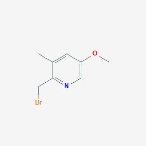 2-(Bromomethyl)-5-methoxy-3-methylpyridine