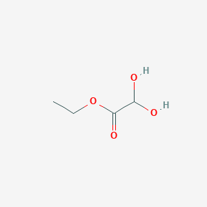 molecular formula C4H8O4 B13135973 Ethyl 2,2-dihydroxyacetate 