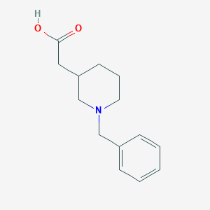 molecular formula C14H19NO2 B1313598 2-(1-苄基-3-哌啶基)乙酸 CAS No. 64995-90-0